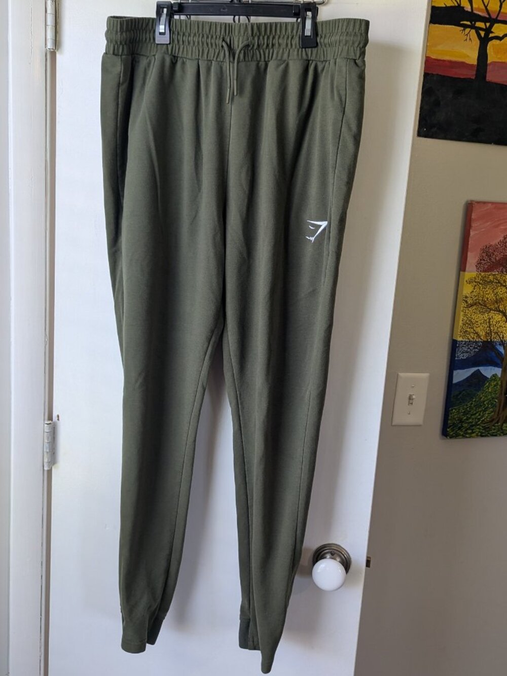 Gymshark Joggers Olive Green Men's Size XL